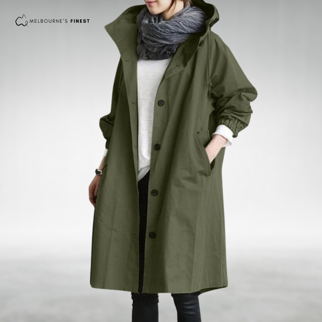 Sheltered Stylish windbreaker trenchcoat for women | Brixton