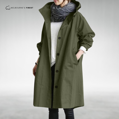 Sheltered Stylish windbreaker trenchcoat for women | Brixton