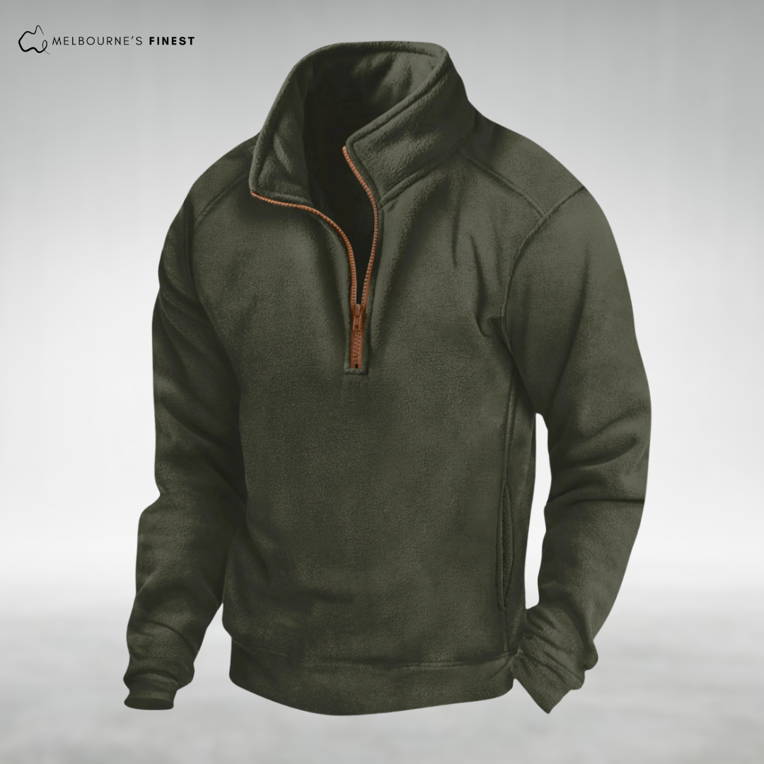 Plush Cozy half-zip pullover for men | Holden