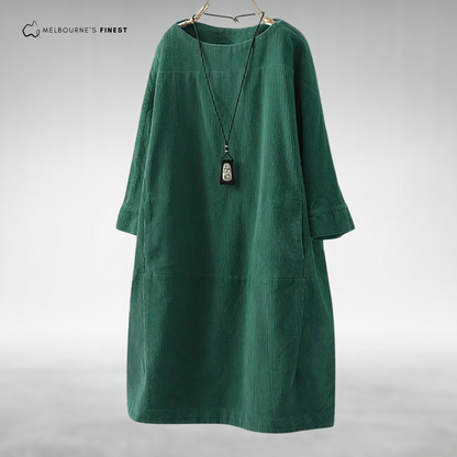 Polished Relaxed midi dress for women | Aria