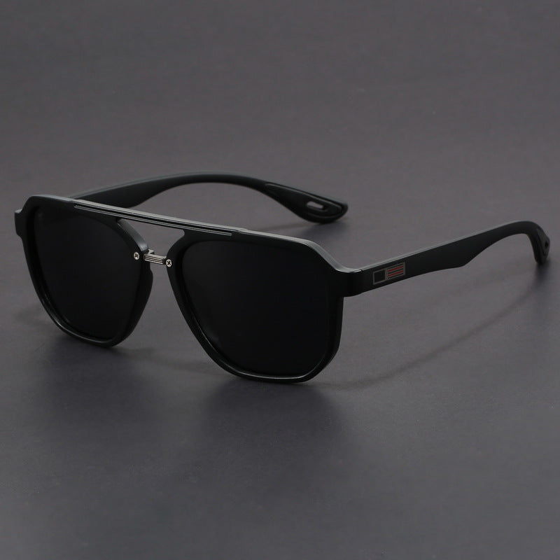 Classic bold-lens aviator sunglasses for men | Maxwell -4
