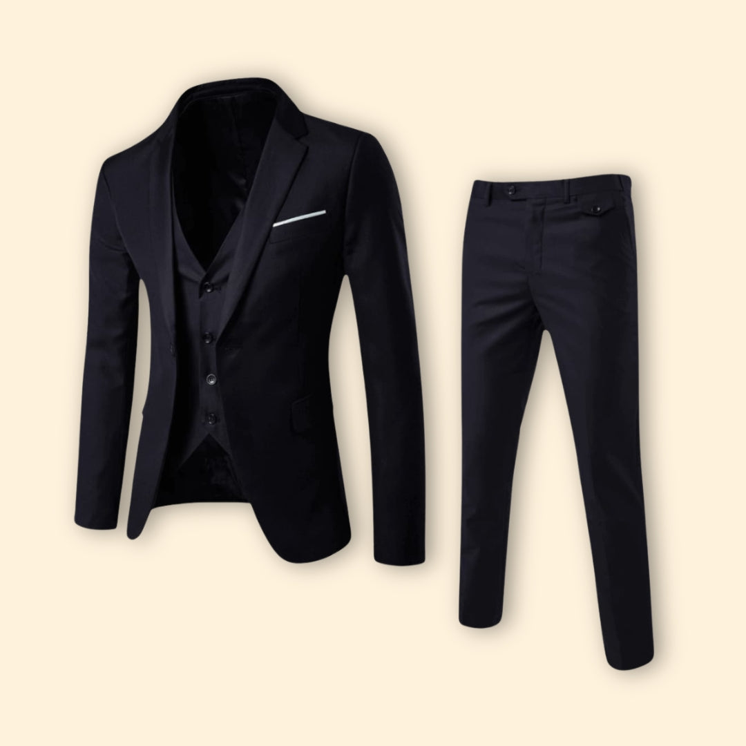 Classic three-piece formal suit set for men | Lucien -1