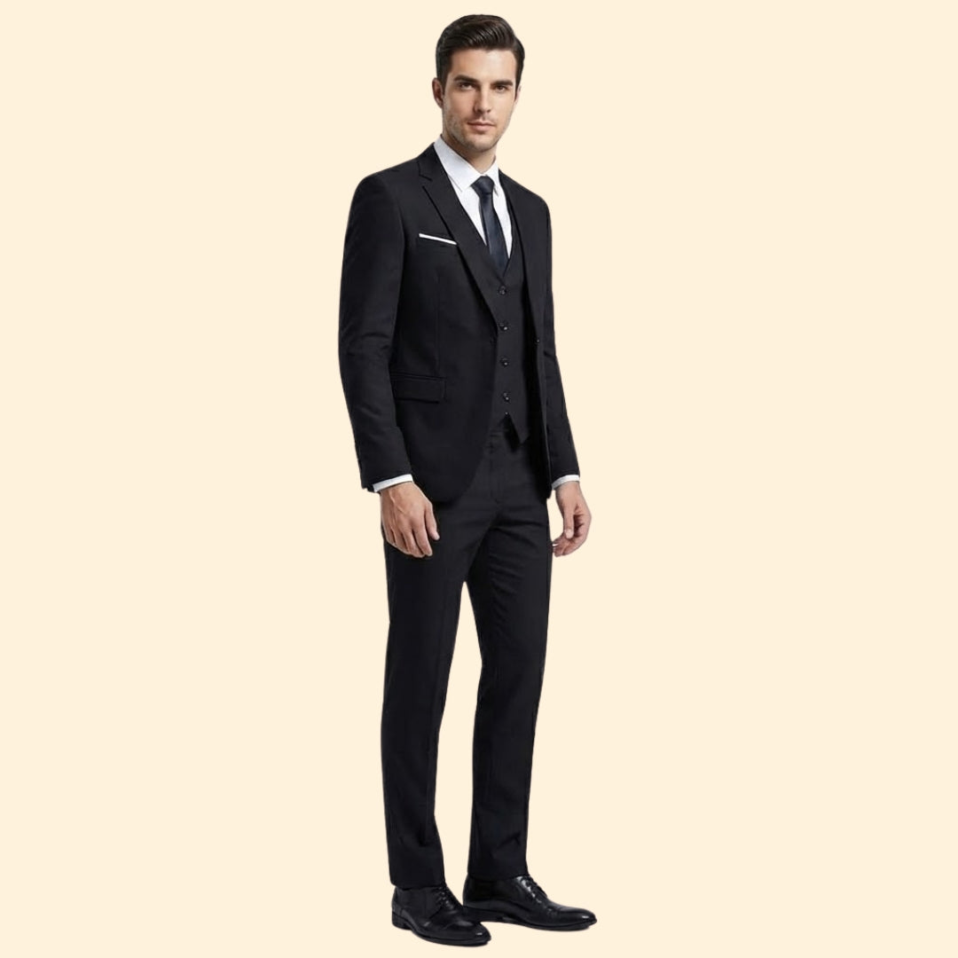 Classic three-piece formal suit set for men | Lucien -3