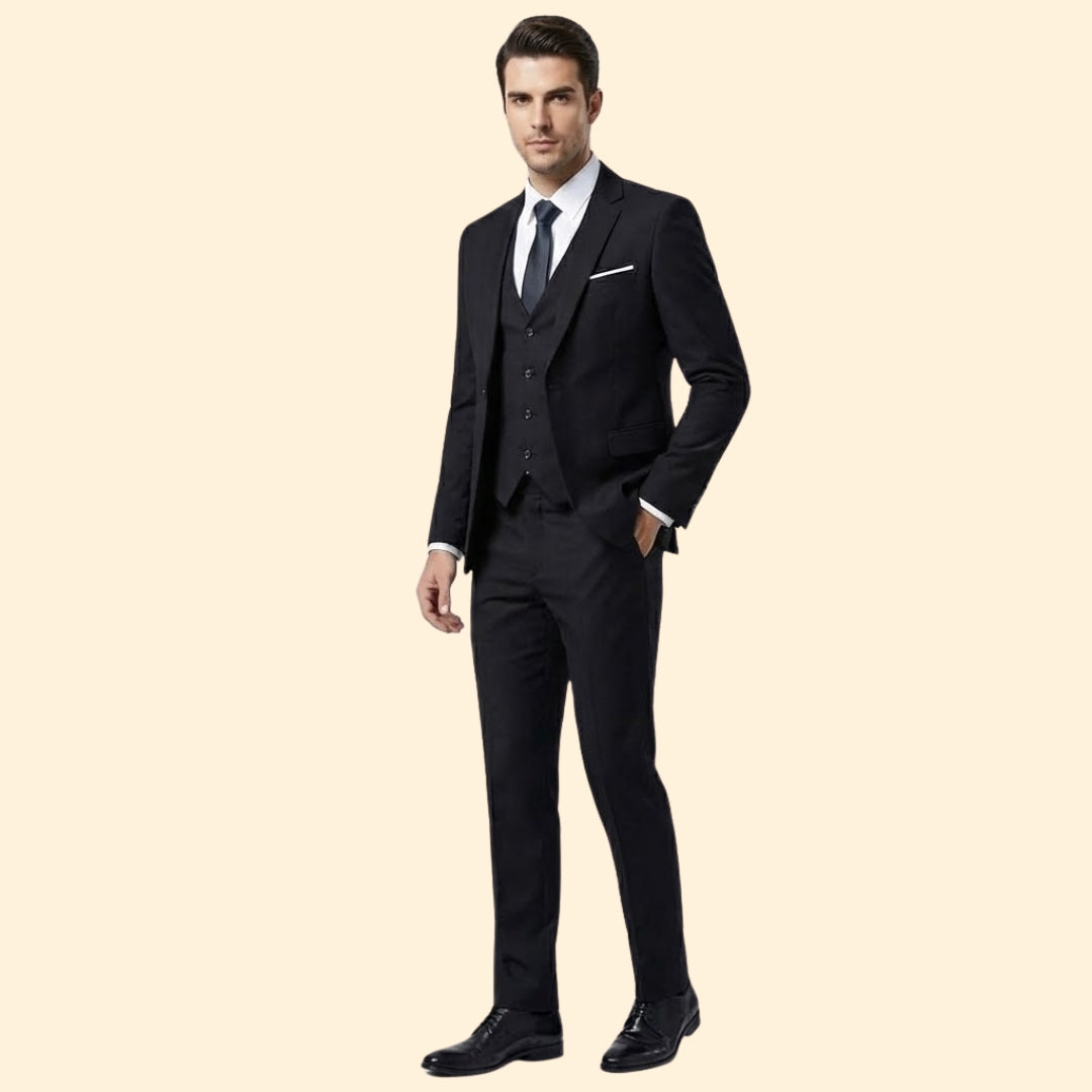 Classic three-piece formal suit set for men | Lucien -4