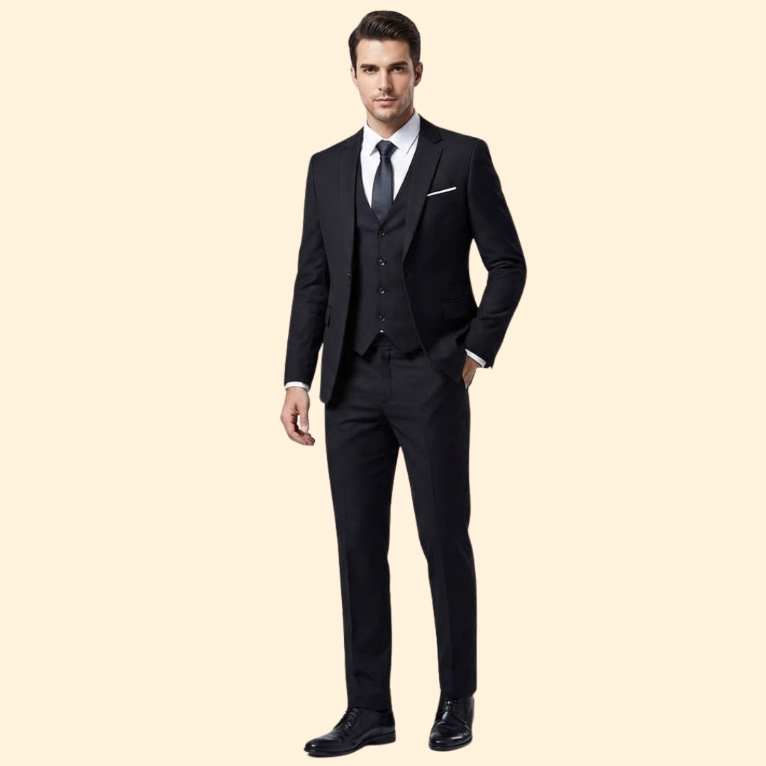 Classic three-piece formal suit set for men | Lucien -2