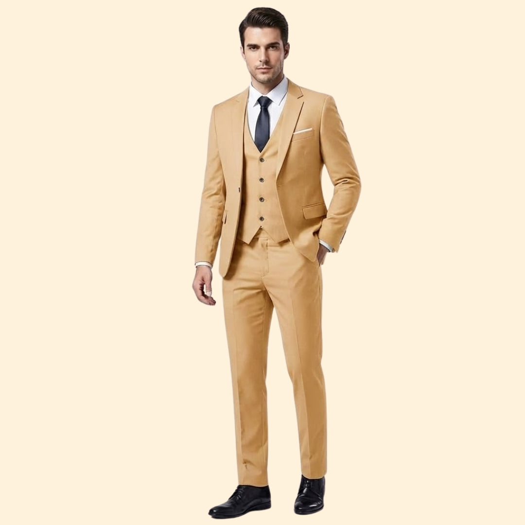 Classic three-piece formal suit set for men | Lucien -11