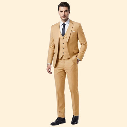 Classic three-piece formal suit set for men | Lucien -11