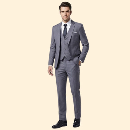Classic three-piece formal suit set for men | Lucien -6