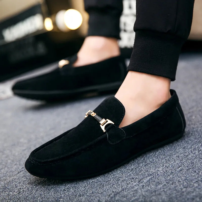 Classic suede formal everyday loafers for men -2