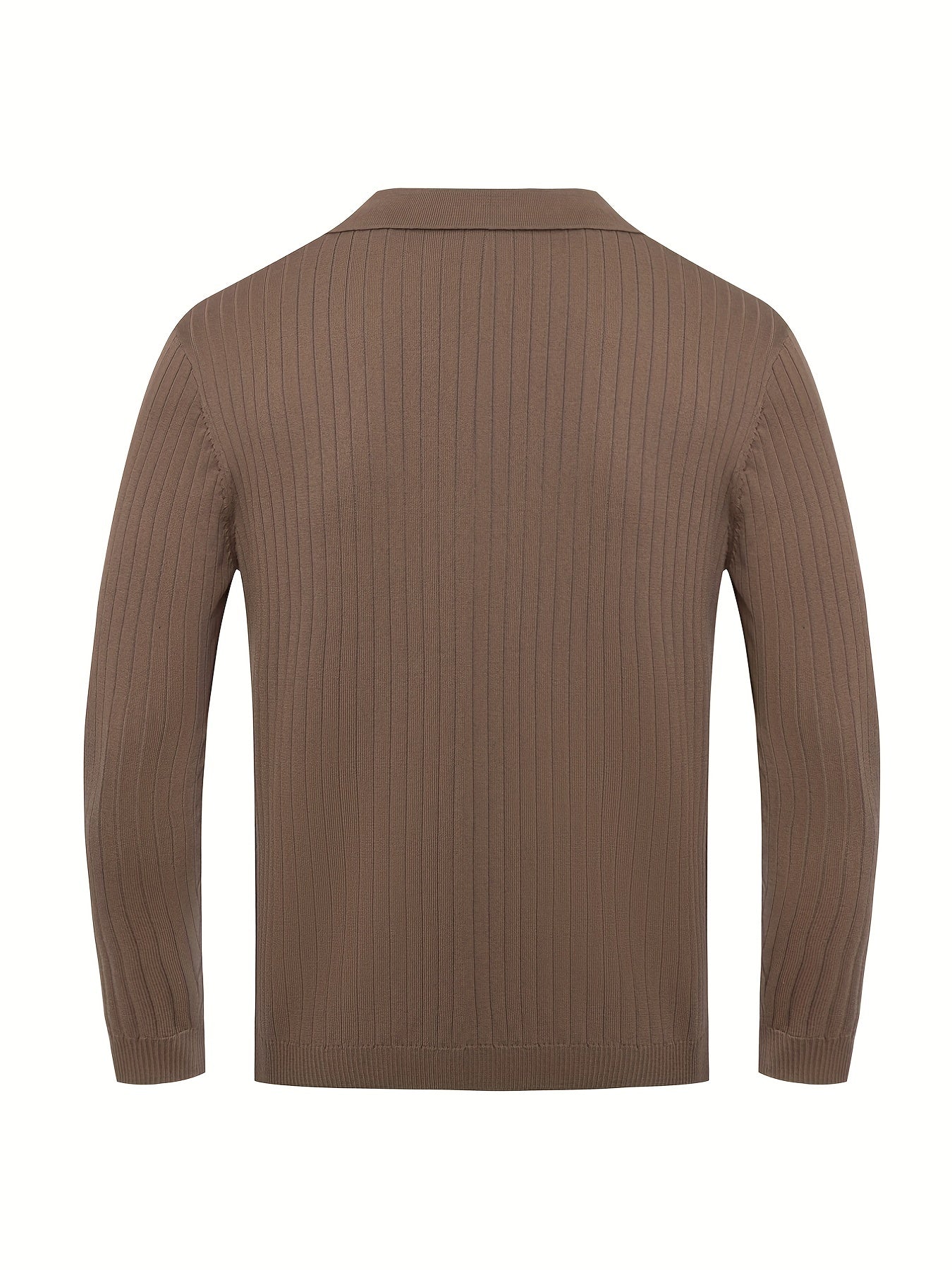 Classic V-neck knit everyday jumper for men | Callum -8
