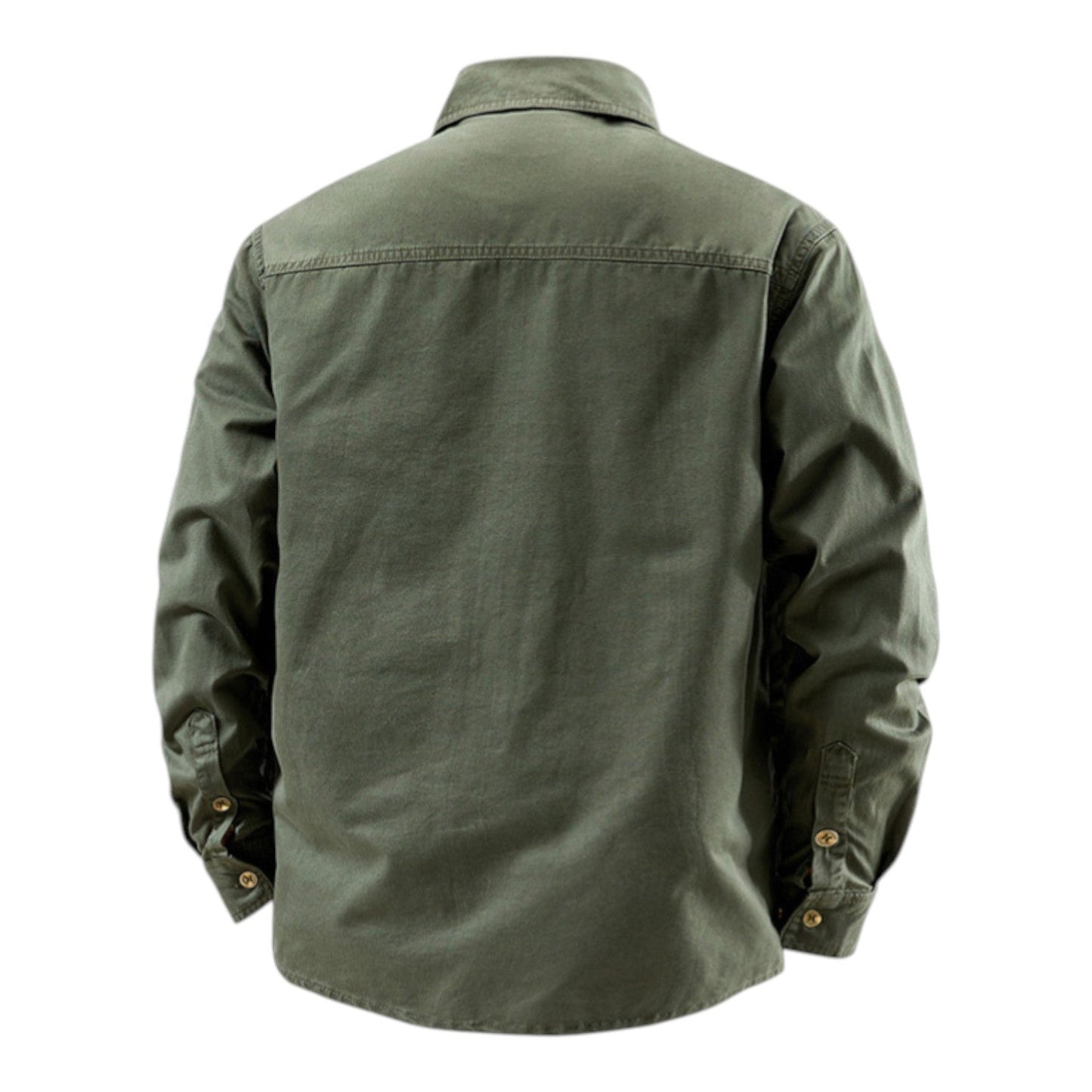 Casual relaxed cotton overshirt for men | Dockside -2