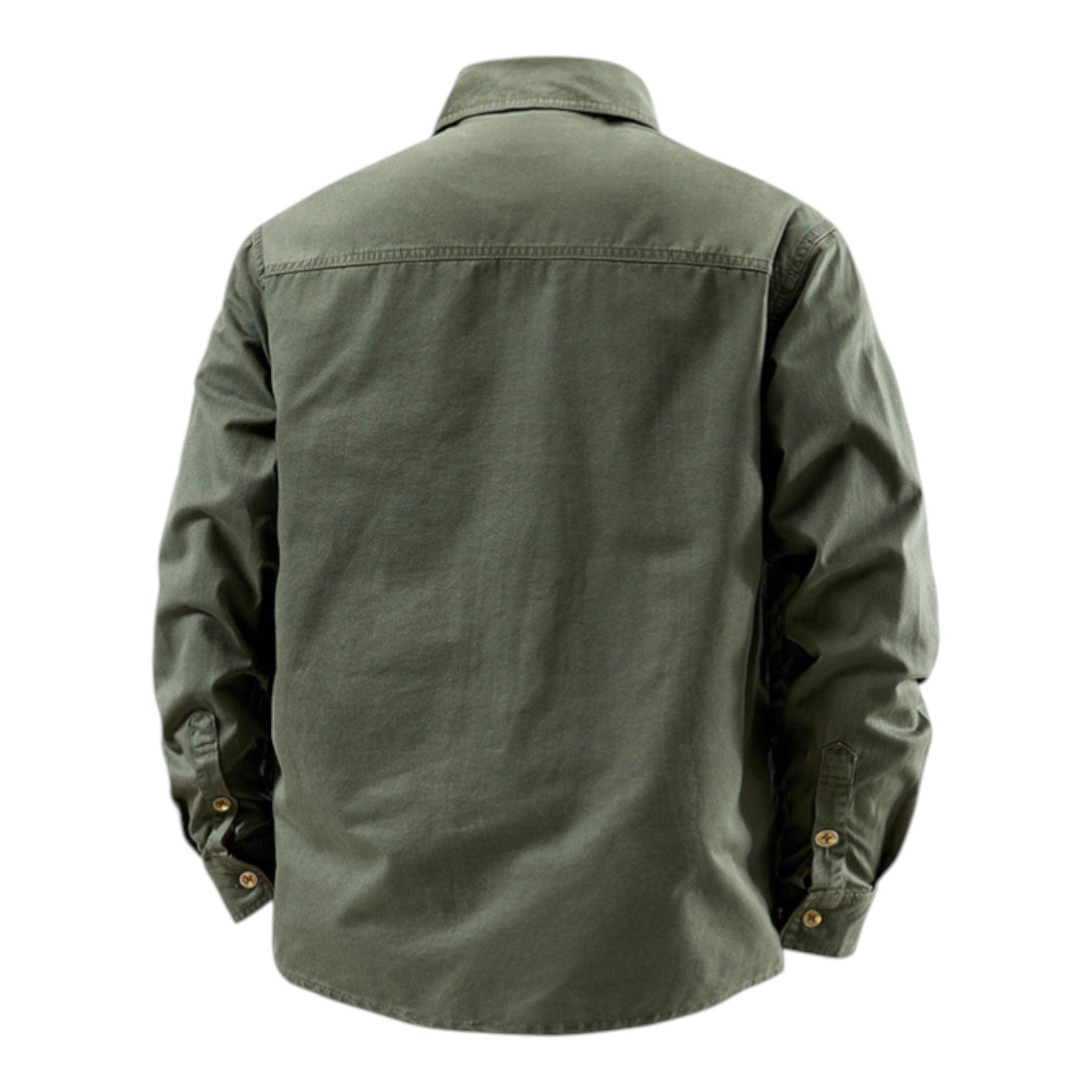 Casual relaxed cotton overshirt for men | Dockside -2