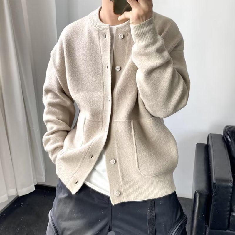 Classic relaxed everyday cardigan sweater for men | Everett -5
