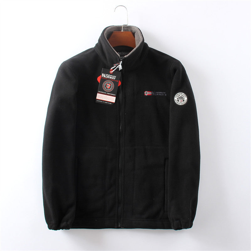Classic warm fleece winter jacket for men | Norway -5