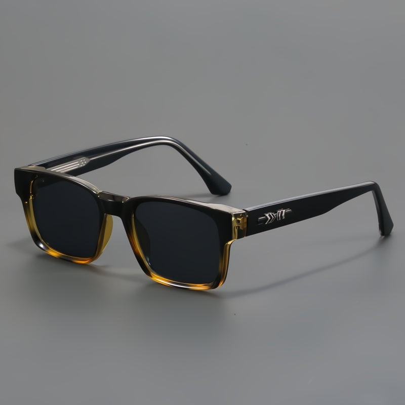 Classic lightweight square frame sunglasses for men | Hamptons -3
