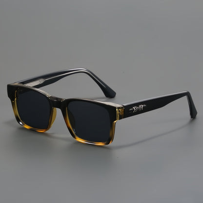 Classic lightweight square frame sunglasses for men | Hamptons -3