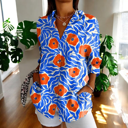 Stylish floral everyday blouse for women | Irelle -5