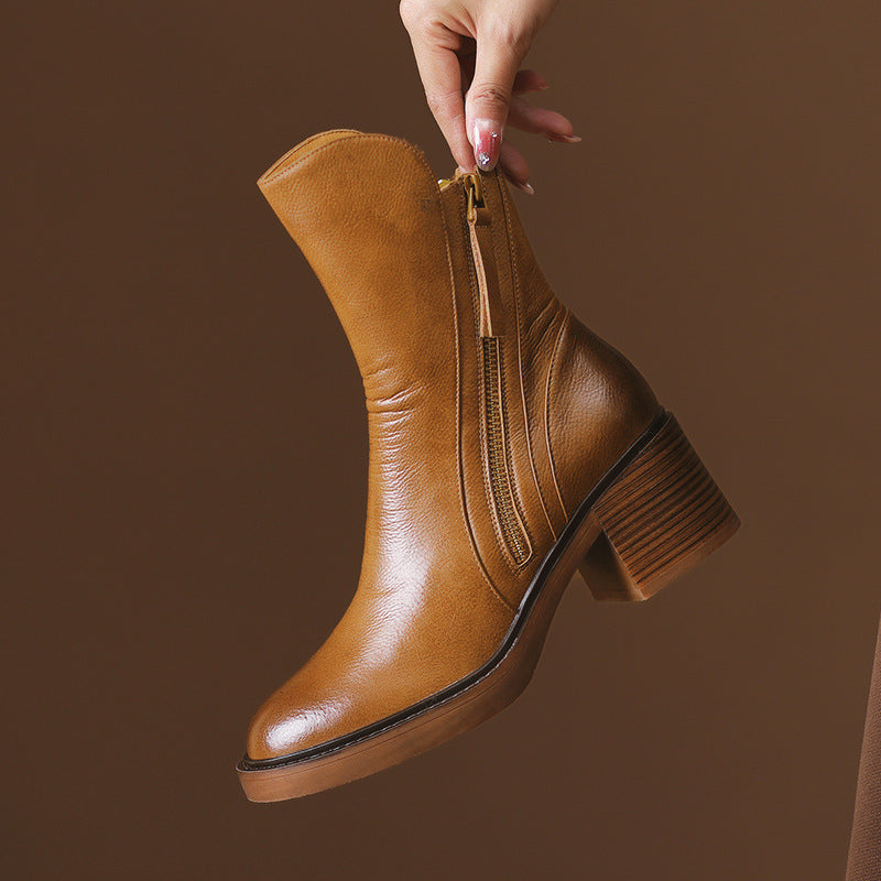 Classic leather ankle boots for women | Grazia -11