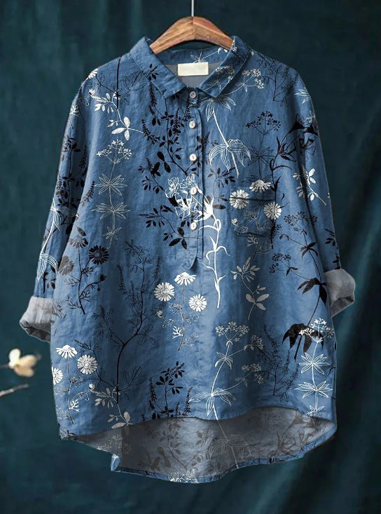 Feminine French vintage style blouse for women | Anita -7