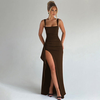 Pristine Elegant slip maxi dress for women | Marilyn