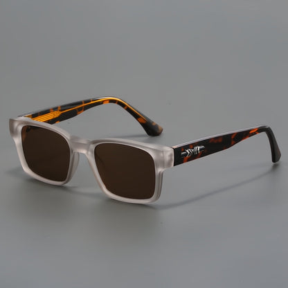 Classic lightweight square frame sunglasses for men | Hamptons -2