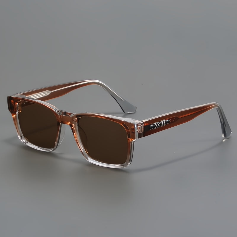 Classic lightweight square frame sunglasses for men | Hamptons -4