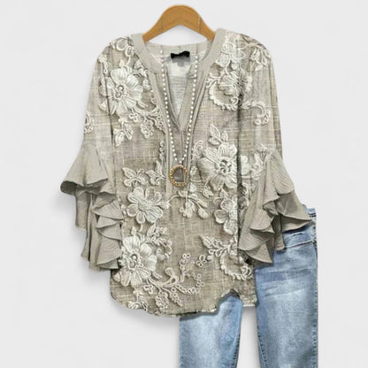 Lightweight everyday casual blouse for women | Kay -8