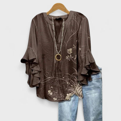 Lightweight everyday casual blouse for women | Kay -4