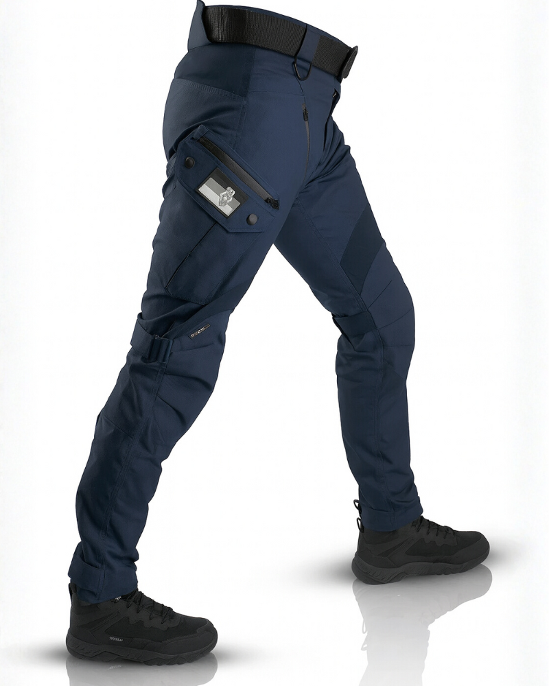 Waterproof tactical trousers with utility pockets for men | Carlton -5
