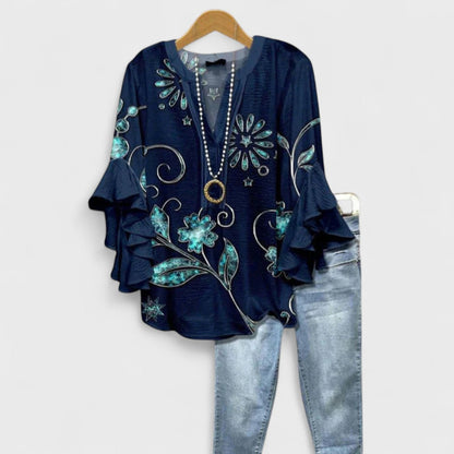 Lightweight everyday casual blouse for women | Kay -10