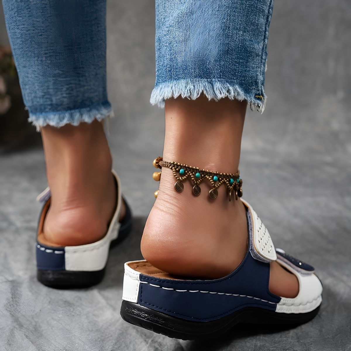 Palmed Elegant comfort sandals for women | Arelia
