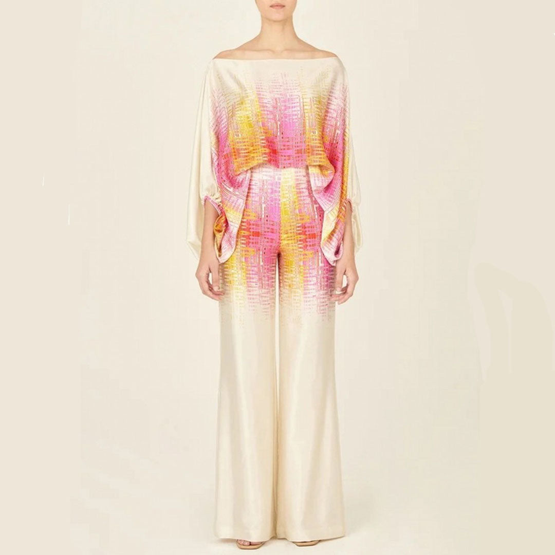 Chic summer relaxed two-piece set for women -9
