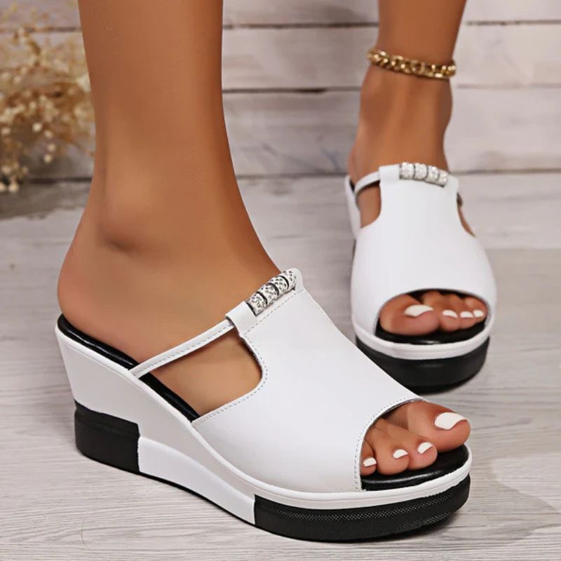 Comfortable orthopedic platform strap sandals for women -5