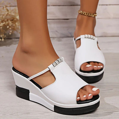 Comfortable orthopedic platform strap sandals for women -5