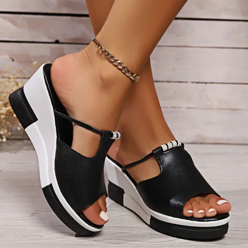 Comfortable orthopedic platform strap sandals for women -6