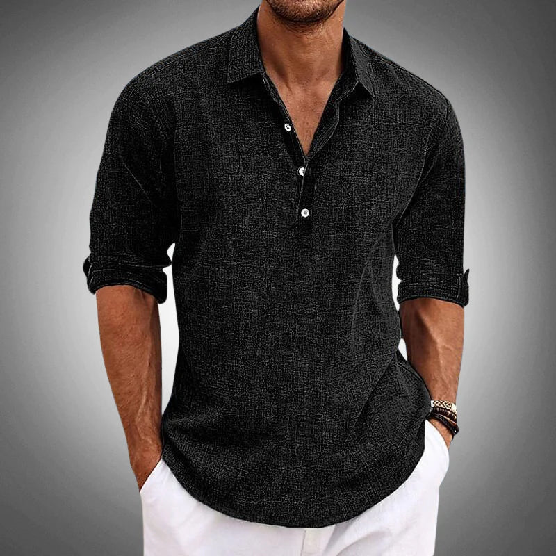 Relaxed casual harbor shirt for men | Roberto Russo Sunshine -3