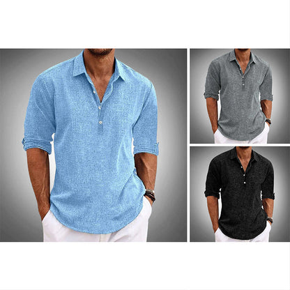 Relaxed casual harbor shirt for men | Roberto Russo Sunshine -4
