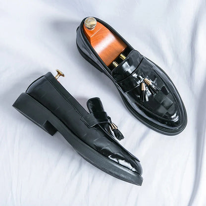 Classic genuine leather loafers for men | Lorenzo -13