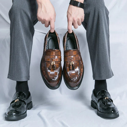 Classic genuine leather loafers for men | Lorenzo -20