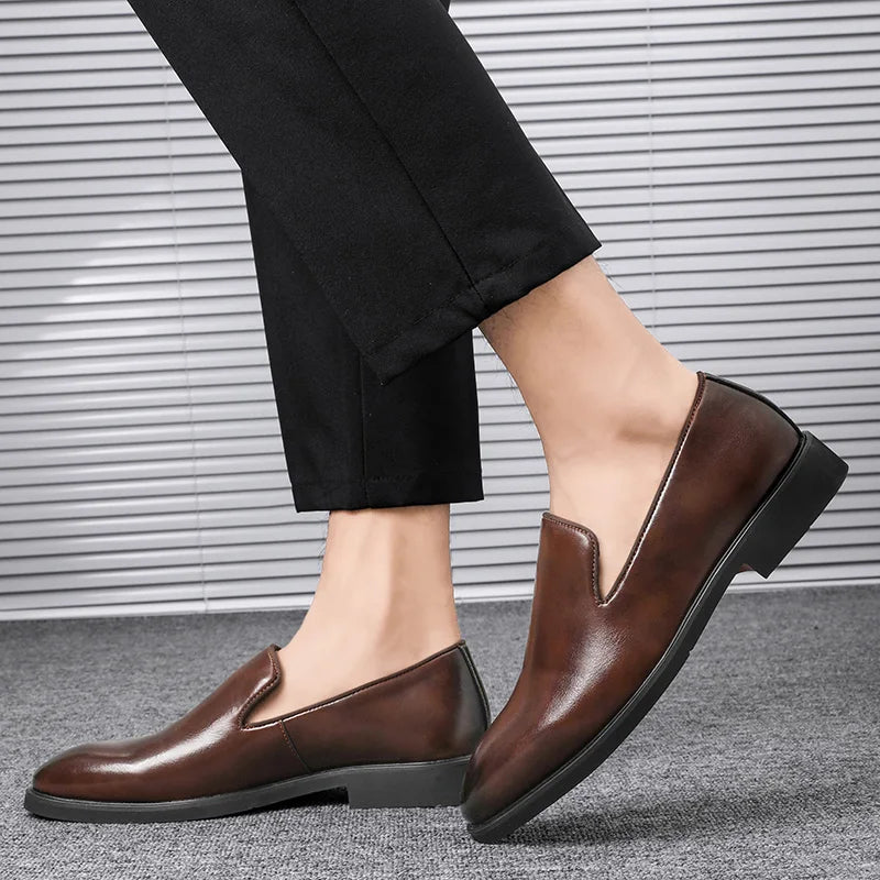 Classic genuine leather loafers for men | Noctis -11