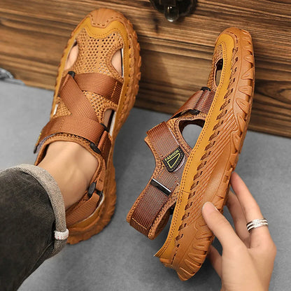Rugged comfortable hike terrain sandals for men | Cascade -4
