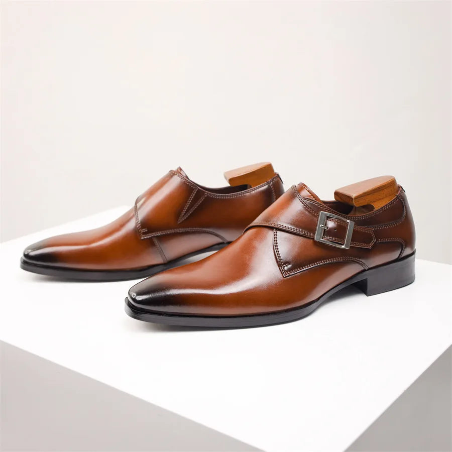 Handcrafted Italian leather dress shoes for men | Lorenzo -1