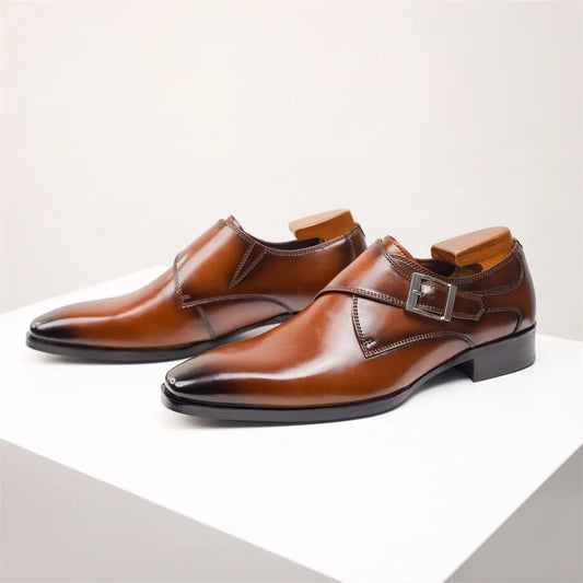 Handcrafted Italian leather dress shoes for men | Lorenzo -1