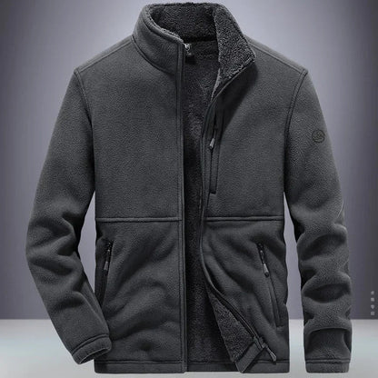 Warm fleece-lined outdoor jacket for men | SummitShield -3