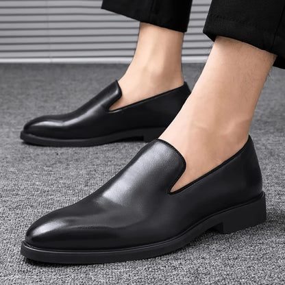 Classic genuine leather loafers for men | Noctis -6