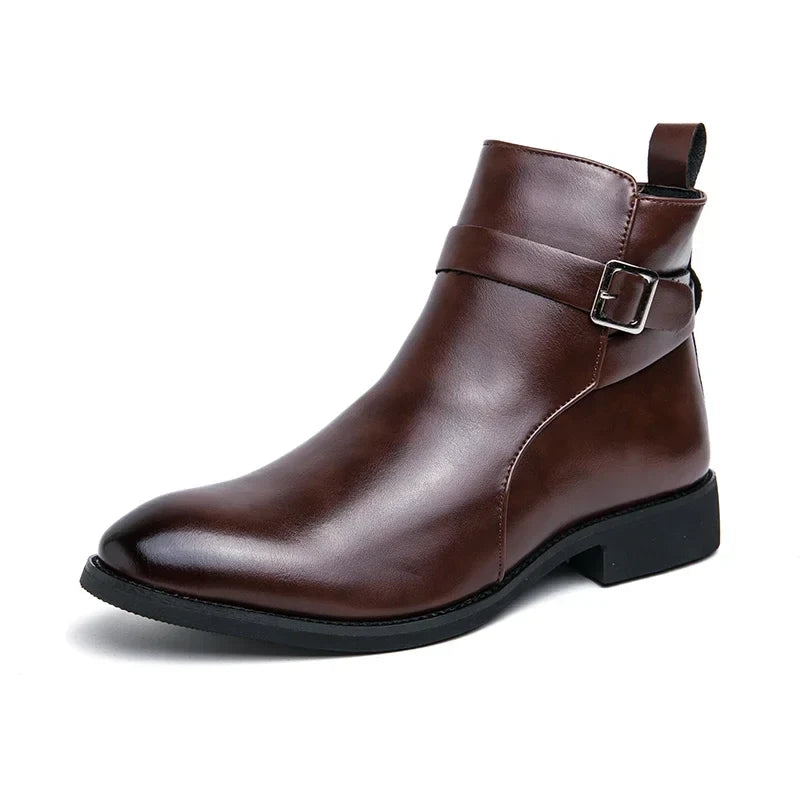 Classic genuine leather chelsea boots for men | Sergio -11