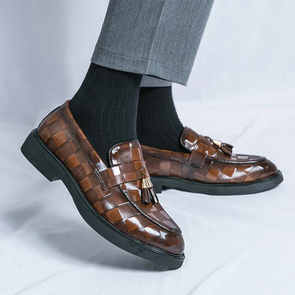 Classic genuine leather loafers for men | Lorenzo -6
