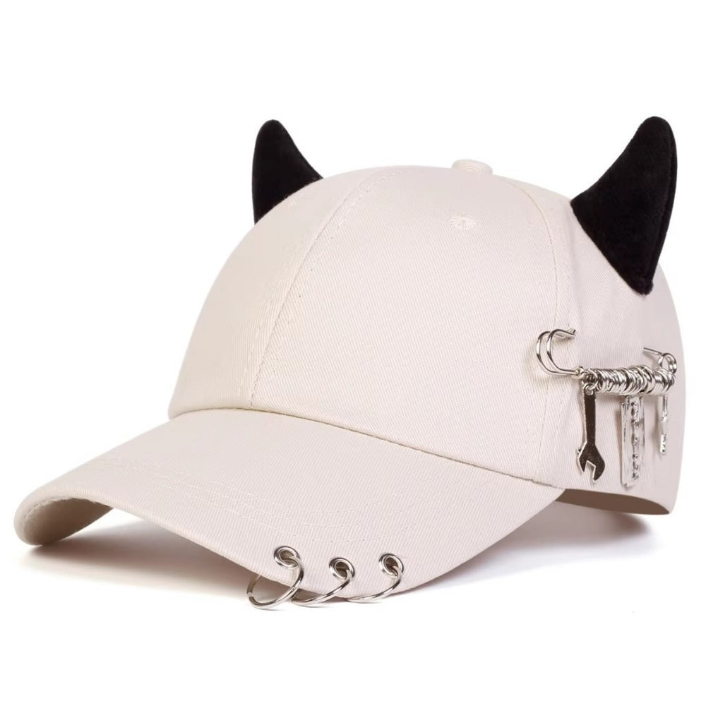 Bold graphic print cap for men | Abyss Fang -2