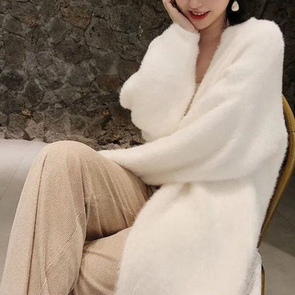 Classic elegant longline cashmere coat for women | Meridian -2