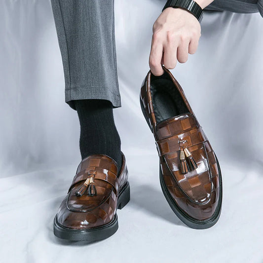 Classic genuine leather loafers for men | Lorenzo -1